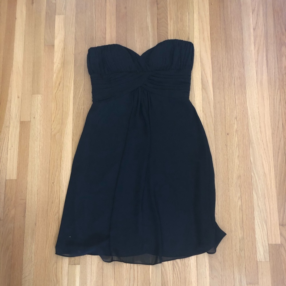 White House Black Market: strapless LBD